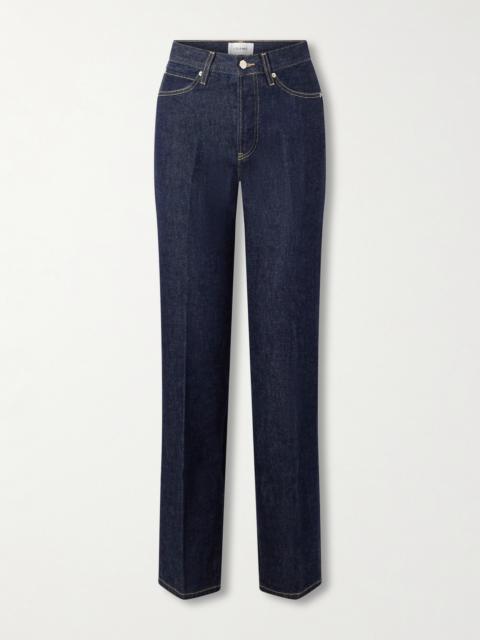FRAME The Vertical High-rise Straight-leg Jeans
