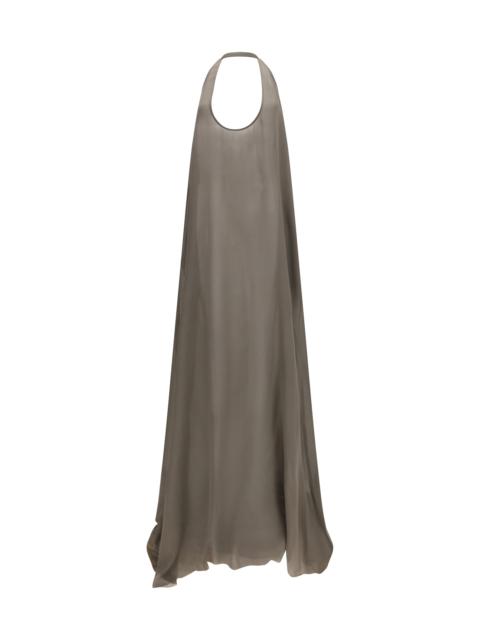 Rick Owens Rick Owens Women Haltar Silk Georgette Dress