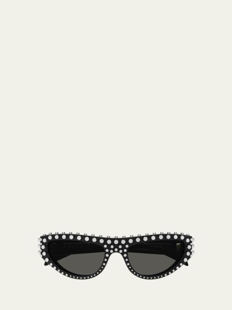 Cat-Eye Recycled Acetate Sunglasses