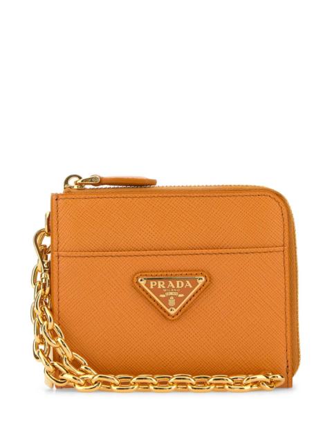 Prada Prada Women Orange Leather Wallet