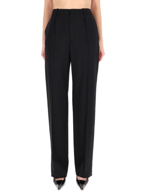 SAINT LAURENT WOOL TAILORED PANTS