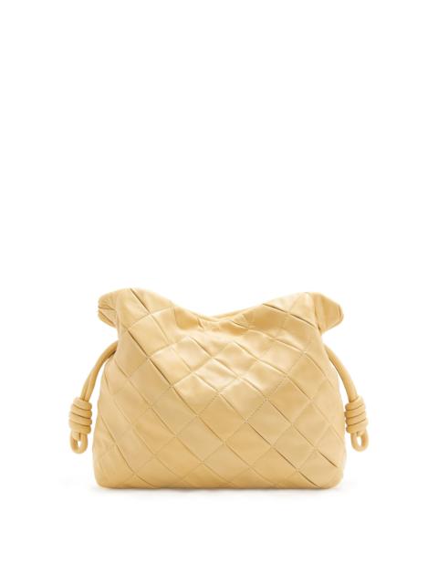 Medium Flamenco clutch in pleated nappa lambskin