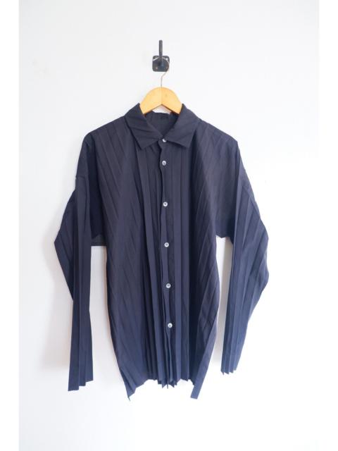 ISSEY MIYAKE Homme Plisse Issey Miyake Pleated Button Shirts
