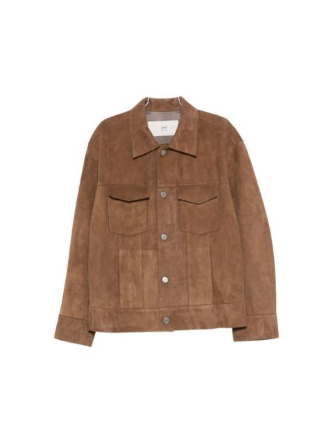 AMI Paris snap-button flap-pocket jacket