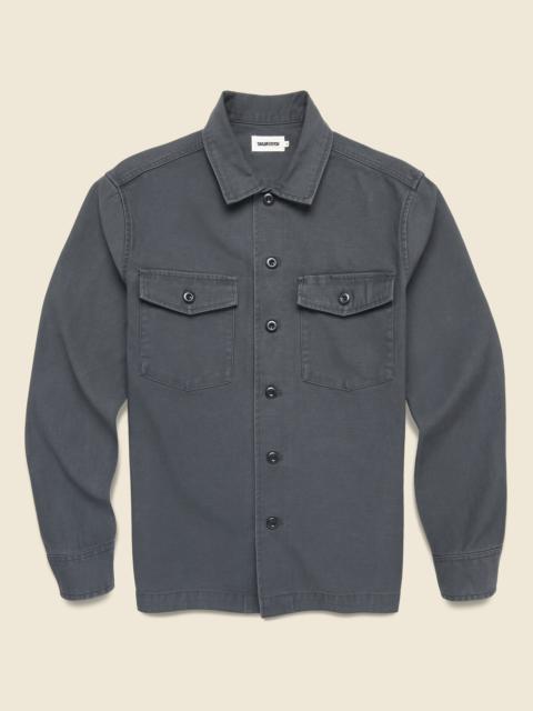 TAYLOR STITCH Surplus Shirt - Faded Black Sateen