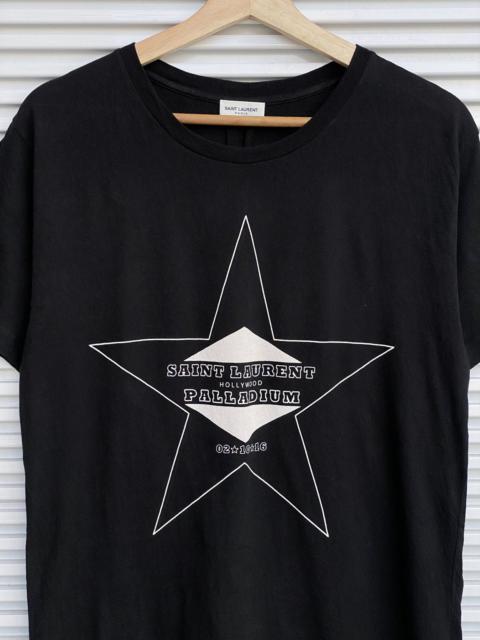 SAINT LAURENT Saint Laurent Star Hollywood Palladium Tees