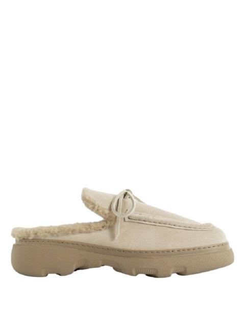 Burberry Burberry Lace Closure Mules