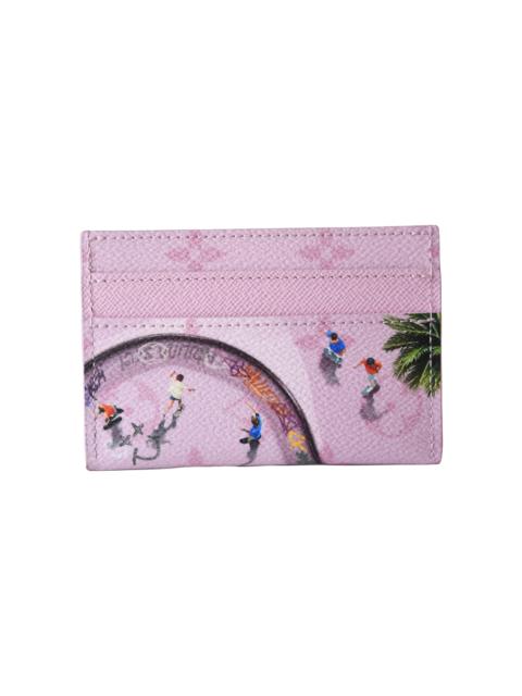 Louis Vuitton Louis Vuitton Monogram Ski Card Holder Pink
