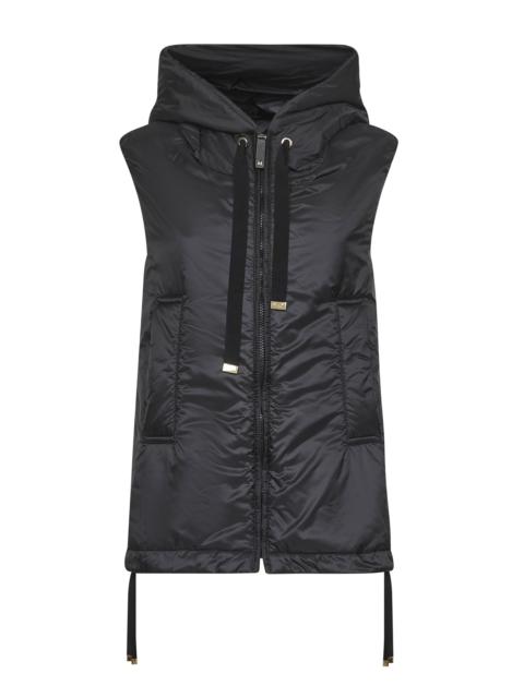 MAX MARA THE CUBE - Max Mara The Cube Women Black Greengo Padded Hooded Vest