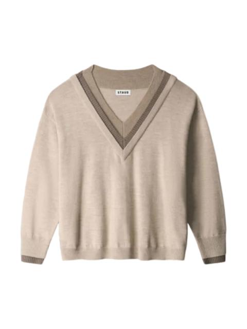 STAUD Norman Sweater in Sesame Multi