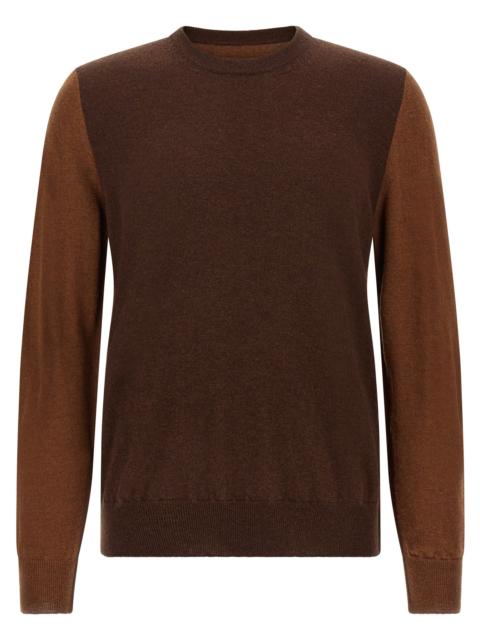 Maison Margiela Maison Margiela Men Two-Tone Wool Sweater