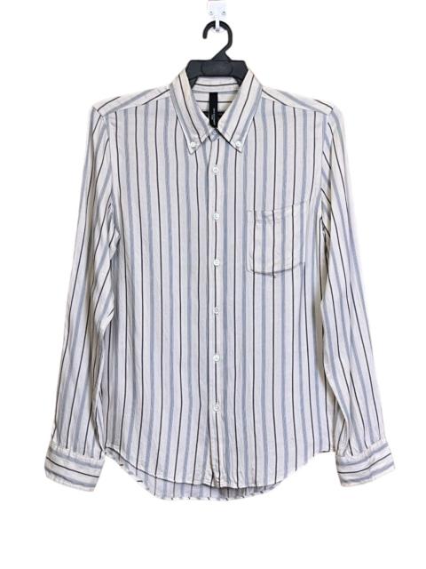Other Designers Davit Meursault Japan - OFFER🔥DAVID MEURSAULT JAPAN RAYON STRIPED BUTTON UPS SHIRT