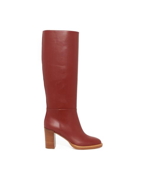 GABRIELA HEARST Bocca Knee High Boot in Burnt Sienna Leather