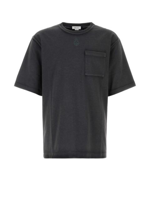 Alexander McQueen Alexander Mcqueen Men Two-Tone Cotton T-Shirt