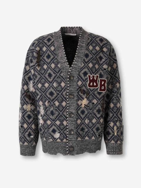 WALES BONNER OVERSIZED SIBLING CARDIGAN