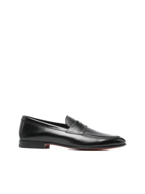Santoni Santoni Black Loafers Men