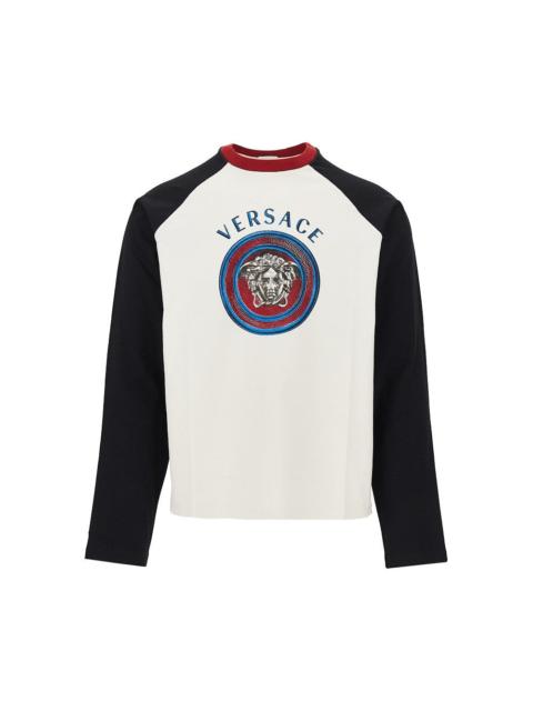 VERSACE Versace Medusa Logo Cotton T-shirt White Men