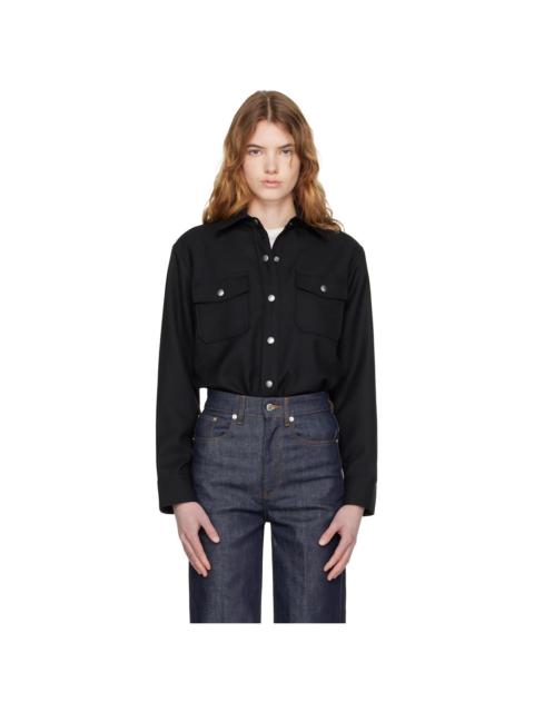 A.P.C. Black Over Shirt