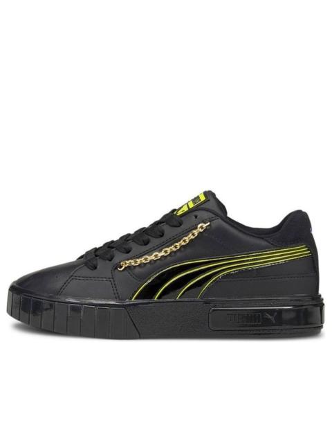 PUMA (WMNS) PUMA Cali Star Dark Dreams Sneakers Black/Yellow 380654-01
