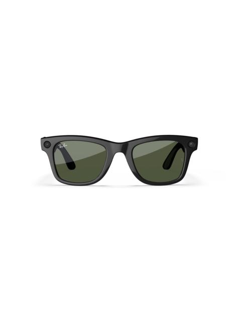 Ray-Ban Ray-Ban Meta Wayfarer (Gen 2) Shiny Black Green Lenses