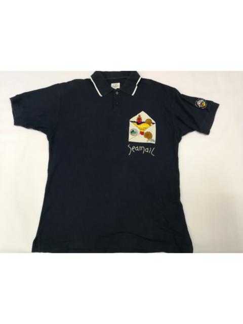 Other Designers Designer - JEAN CHARLES JC DE CASTELBAJAC SPORT POLO TEE