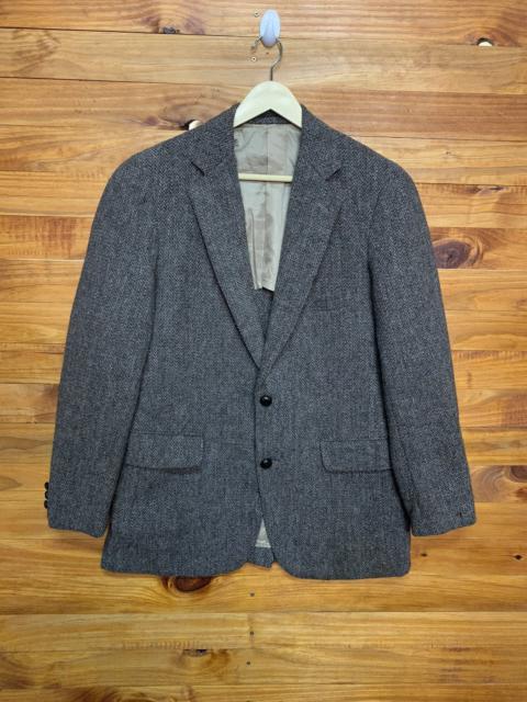 Other Designers Harris Tweed - Vintage Harris Tweed Gingham Wool Coat