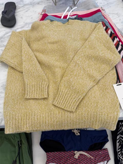 LE KASHA Alba Sweater Yellow-White