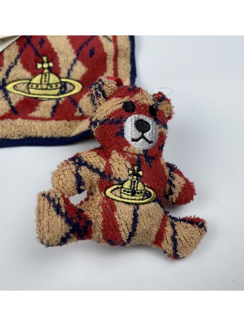 vivienne westwood handkerchief pocket square with bear
