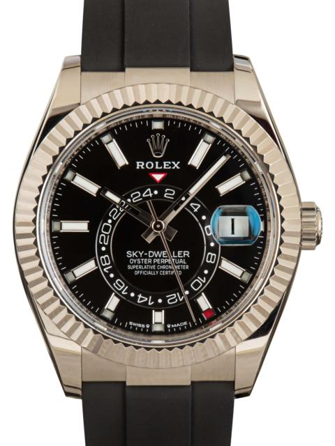 ROLEX Rolex Sky-Dweller White Gold 336239 Black Dial