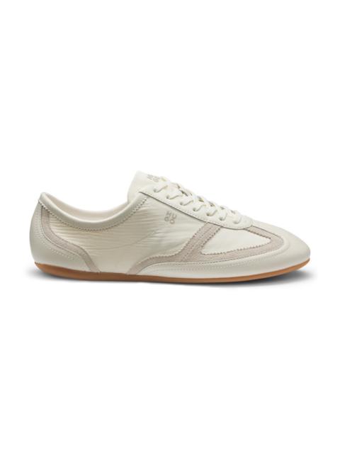 HUGO LOW-TOP TRAINERS WITH SUEDE AND LEATHER
