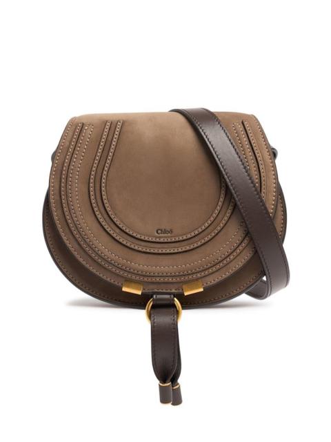 Mini Marcie suede shoulder bag