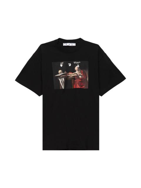 Off-White Off-White Caravaggio Short-Sleeve Over Tee 'Black/Red'