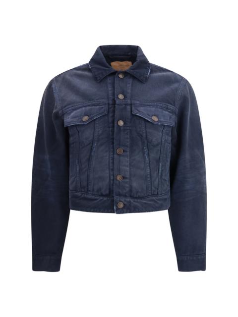 BALENCIAGA Balenciaga Women Curved-Waist Trucker Jacket