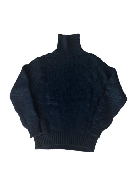 Yohji Yamamoto Archive AW98 Mixed-Knit Turtleneck