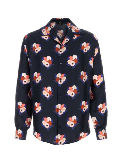 FENDI Fendi Men Printed Silk Shirt