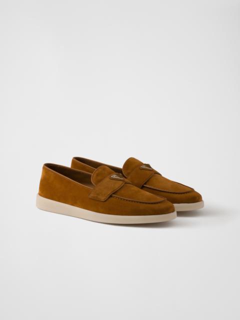 Suede loafers