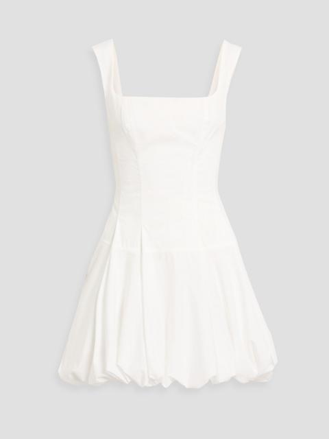SIMKHAI Juni cotton-blend poplin mini dress