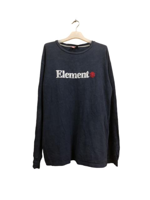 Other Designers Element emrodery logo long sleeve Tshirt skateboard