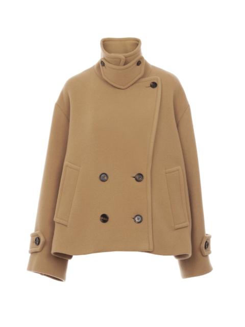 Chloé OVERSIZED SHORT COAT IN WOOL