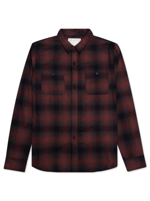 One Of These Days HOMETOWN HERO FLANNEL - RED