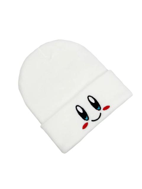 Other Designers Y2K Anime White Kirby Star Beanies Winter Warm Hat Cute Embroidery Cap Adult Kid