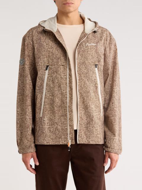 malbon Malbon Golf Highland Hooded Jacket in Digital Wool at Nordstrom