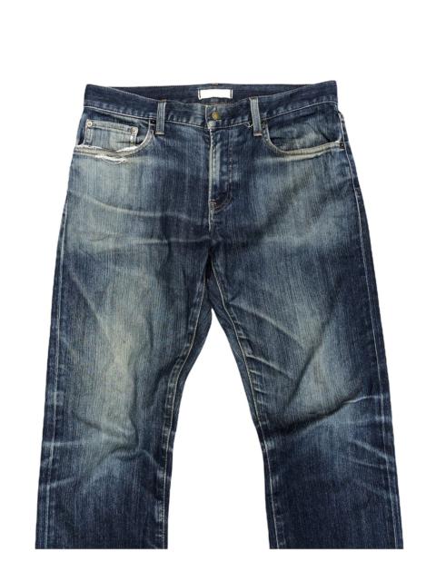 Other Designers Uniqlo - Uniqlo Nicely Faded Distress Style Denim Pants