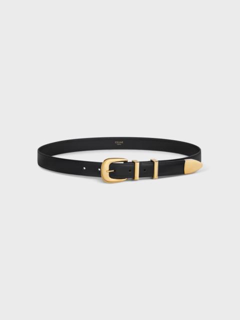 CELINE MEDIUM WESTERN BELT in Taurillon Leather