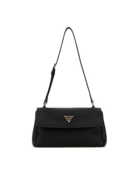 Prada Prada Black Leather Small Shoulder Bag