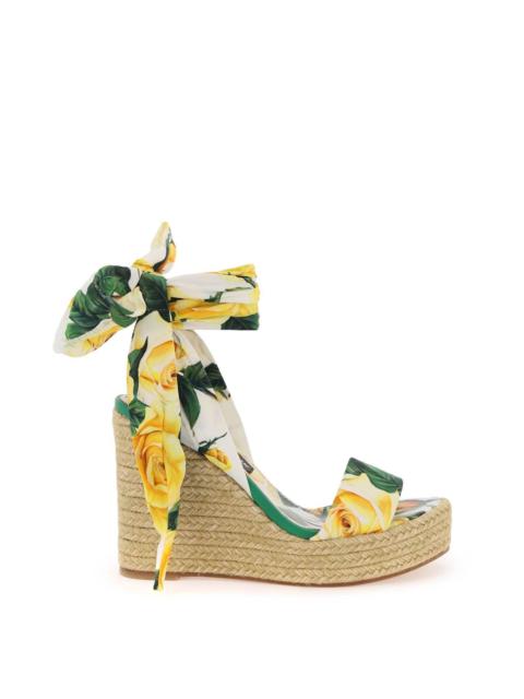 Dolce & Gabbana Lolita Wedge Sandals