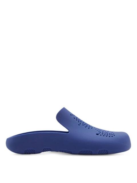 Burberry Open Box - Burberry Perforated Stingray Rubber Clogs, Brand Size 36 (US Size 6)