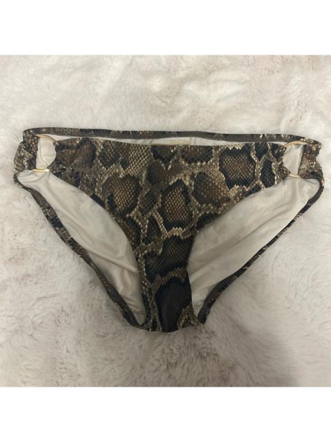MICHAEL Michael Kors - Michael Kors Snake Reptile Print Bikini Bottom