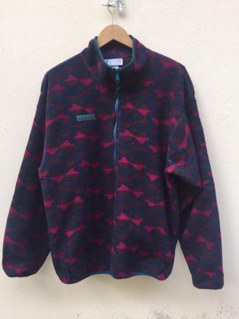 Vintage - 90s Columbia fleece half zipper jacket