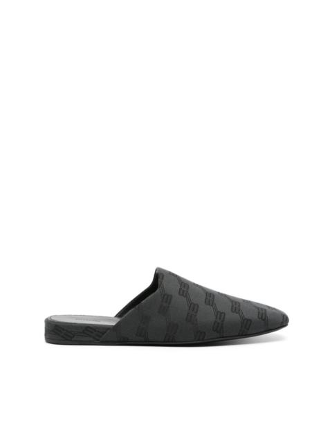 Cosy jacquard mules